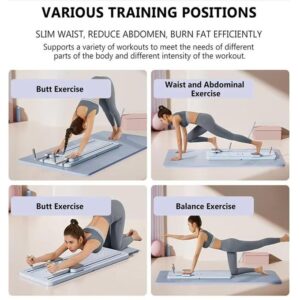 5-in-1 Pilates Multifunctional Fitness Board - Total Body Home Workout System - Image 4
